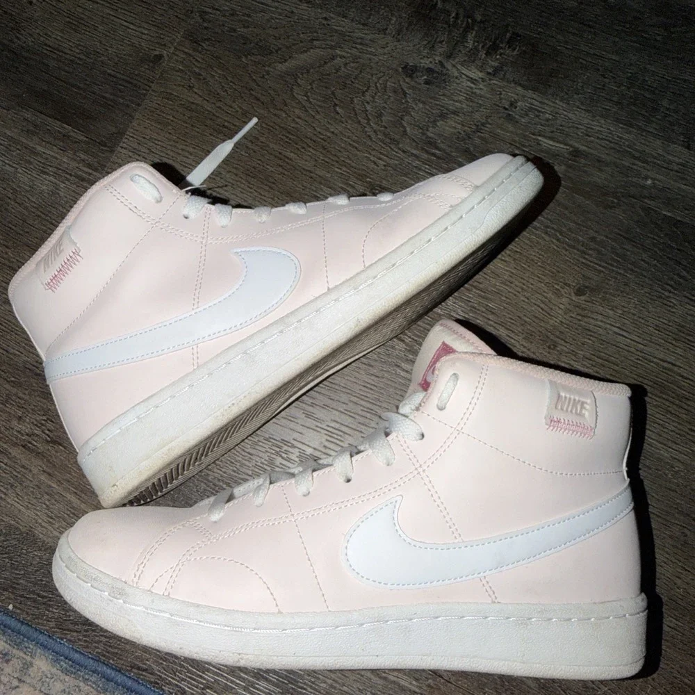 Nike Court Royale 2 Mid Women's Sneakers Light Soft Pink Shoes 9